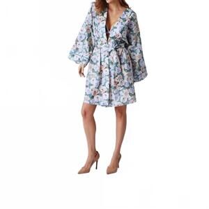 NEW NOBLESSE OBLIGE liberty short robe in english country garden